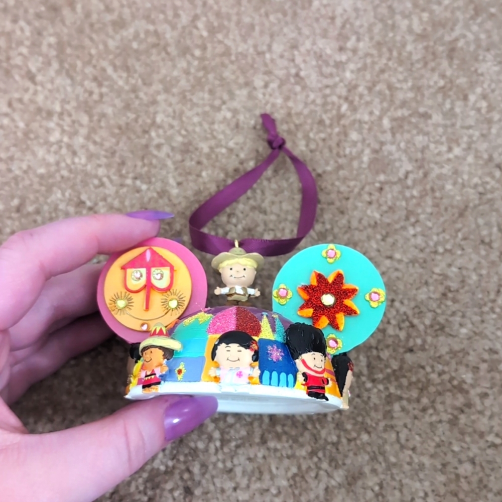 Disney "It's a Small World" earhat ornament